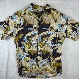 Hawaiian‎ Reserve Collection Mens Short Sleeve Shirt Palm Tree Print Size S